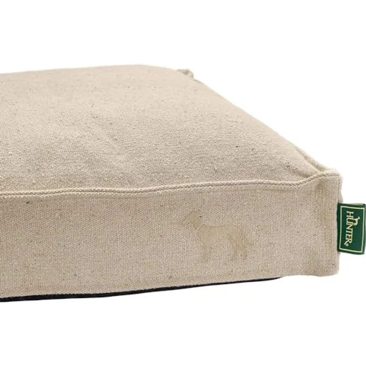 HUNTER Hundekissen Belluno, Creme, nachhaltig aus recycelten Materialien, rutschhemmend, 120 x 80 cm – Bild 2