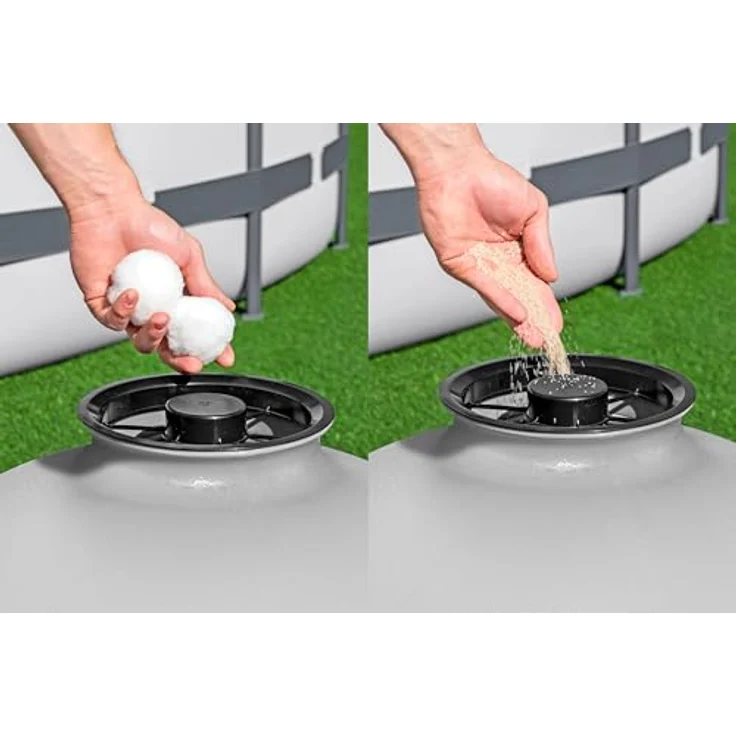 Bestway Sandfilteranlage 7.570 l/h für Pools bis 60.500 l, mit 6-Wege-Ventil und Manometer – Bild 7