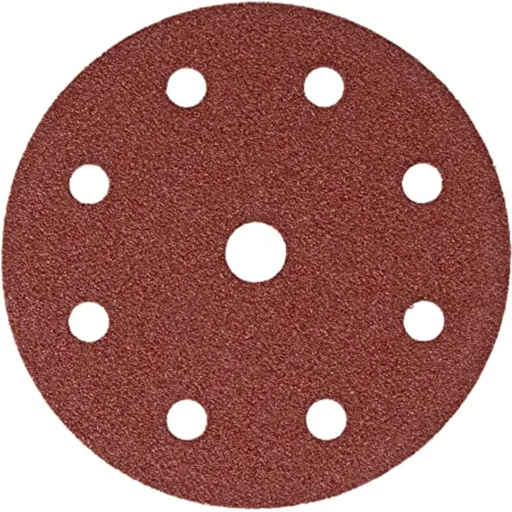 STIER Schleifscheiben Holz D125 / P150 / 8-Loch / 25 Stk., Schleifpapier, Exzenterschleifpapier, Exzenterschleifscheiben, 125mm - Hoher Leistungsgrad für Holzschliff, made in Germany