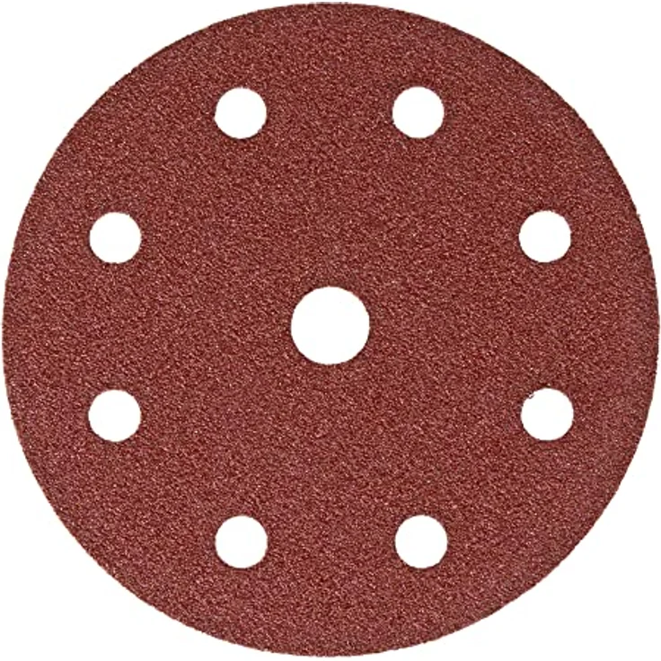 STIER Schleifscheiben Holz D125 / P150 / 8-Loch / 25 Stk., Schleifpapier, Exzenterschleifpapier, Exzenterschleifscheiben, 125mm - Hoher Leistungsgrad für Holzschliff, made in Germany – Bild 1