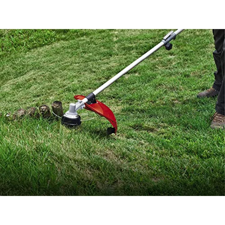 Einhell Benzin-Sense GC-BC 25-1 I AS (0.6 kW, vibrationsarmer 2-Takt-Motor, Bikegriff, Split Shaft, 3-Zahn-Messer + Doppelfadenspule mit Tippautomatik, Quick-Start), Schnittbreite: 42 cm – Bild 3