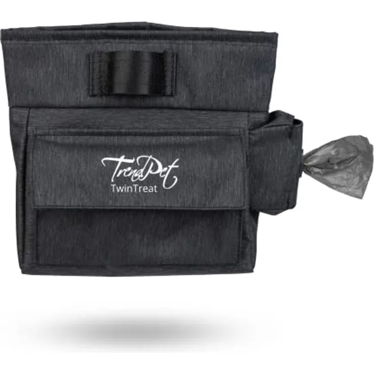 Trend Pet Snack-Tasche TwinTreat, Grau, Hundespielzeug