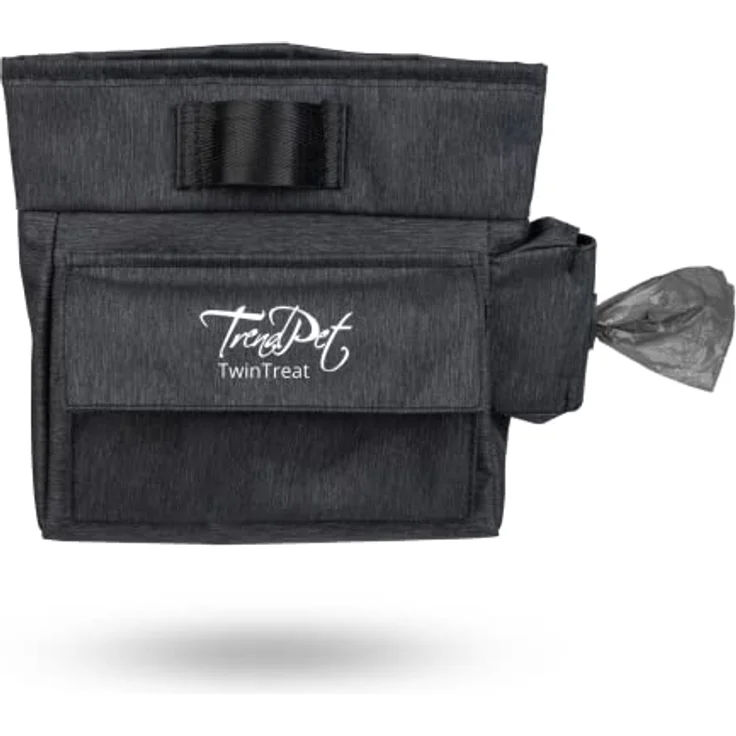 Trend Pet Snack-Tasche TwinTreat, Grau, Hundespielzeug – Bild 1