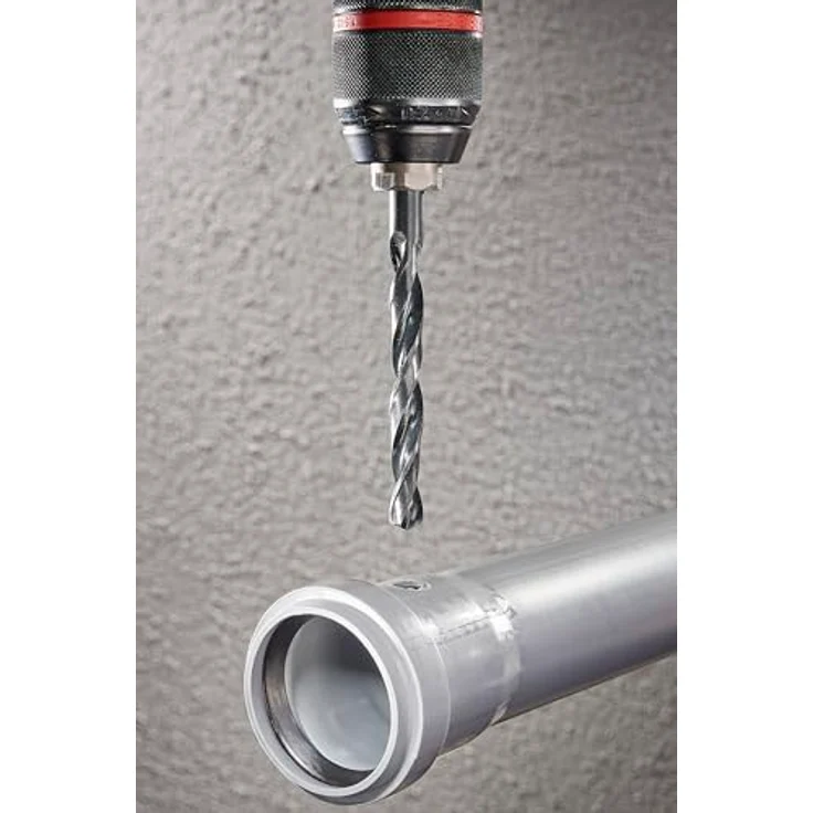 Wolfcraft HSS Metallbohrer-Set, 16-teilig Ø 1-10 mm, Rundschaft, rollgewalzt, für Stahl und Kunststoff – Bild 2