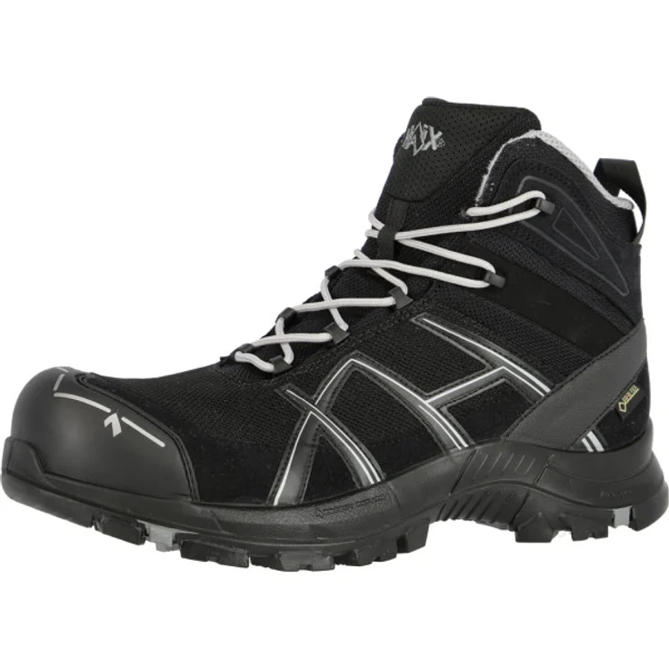 Haix Sicherheitsschuhe Black Eagle Safety schwarz silber S3 Gr. 48,5 – Bild 1