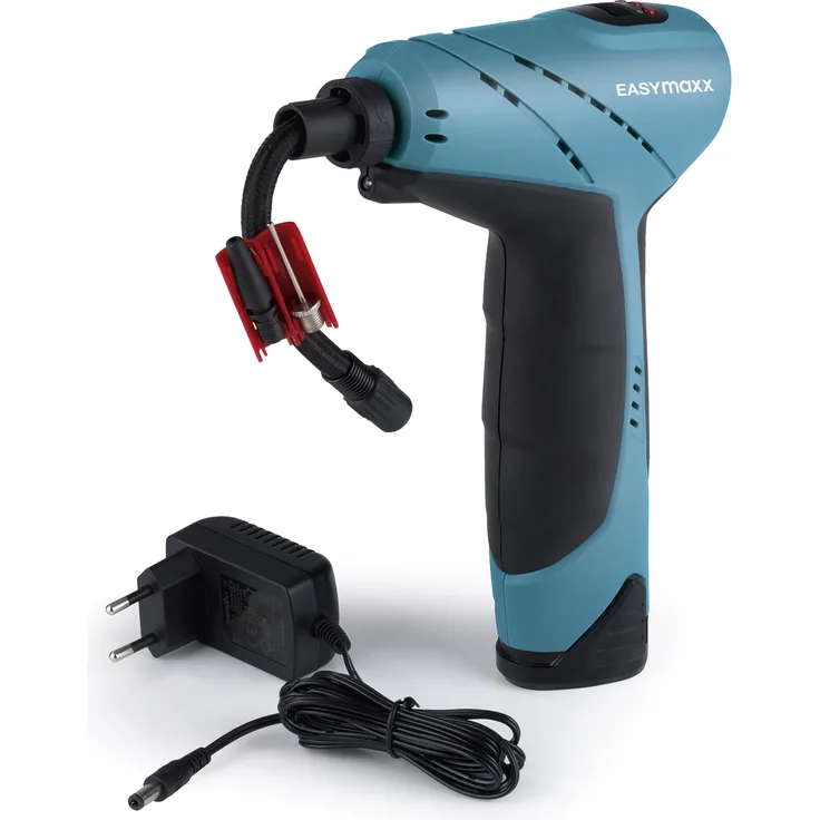 in-trading Handelsgesellschaft mbH EASYmaxx Akku-Handkompressor mit LED-Beleuchtung - blau-schwarz - Preisvergleich