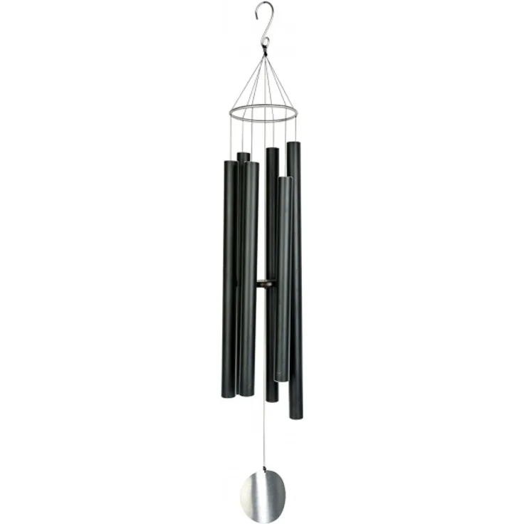 Windspiel Aureole Tunes 90 cm Aluminium schwarz
