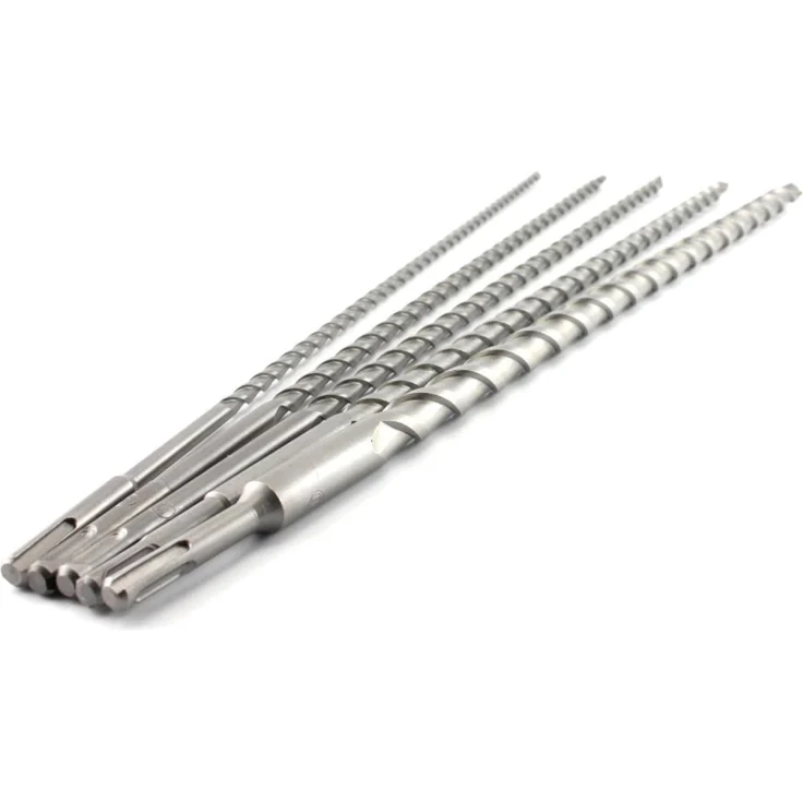 Chilitec SDS PLUS Bohrer Set 600mm - 60cm lang Profi BetonBohrer Steinbohrer 5-teilig Durchmesser 8mm 10mm 12mm 15mm 20mm - Preisvergleich – Bild 1
