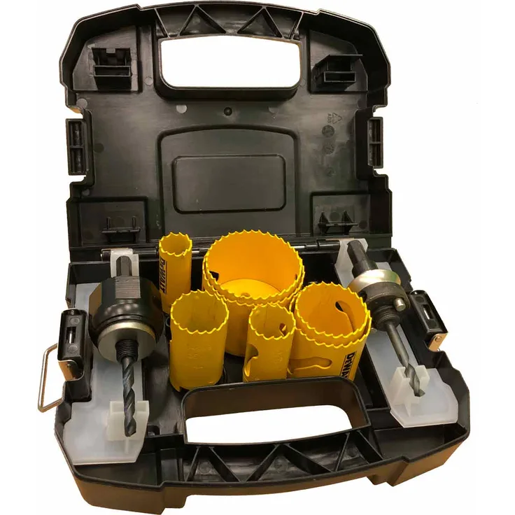 DeWALT EXTREME Lochsägen-Set Bi-Metall DT90353-QZ Universal-Set im Transportkoffer, hohe Passgenauigkeit - 11-teilig