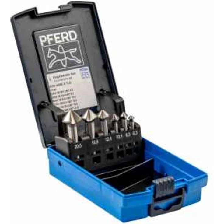PFERD HSS-Kegelsenker-Set SET KES HSSE DIN 335 C90° 6 – Bild 1