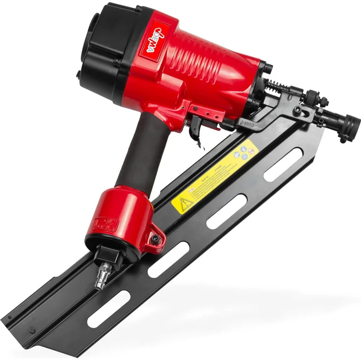 dema Druckluft Nagler Druckluftnagler 50-90 mm 34 Grad mit Koffer – Bild 1