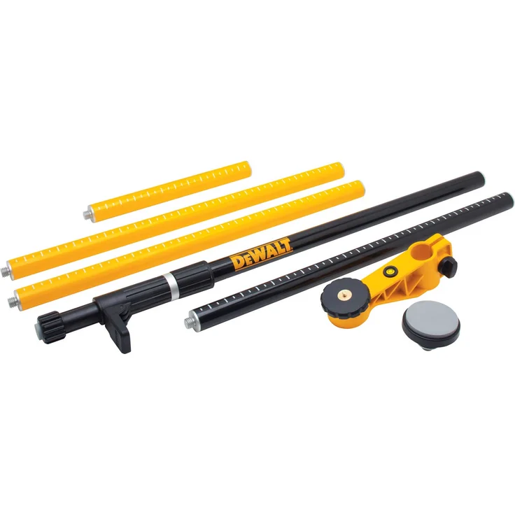 DeWALT Teleskopstab, Teleskopstange DE0882-XJ für Laser mit 1-4-'-' Aufnahme - DW082K, DW084K, DW087K, DW088K, DW089K