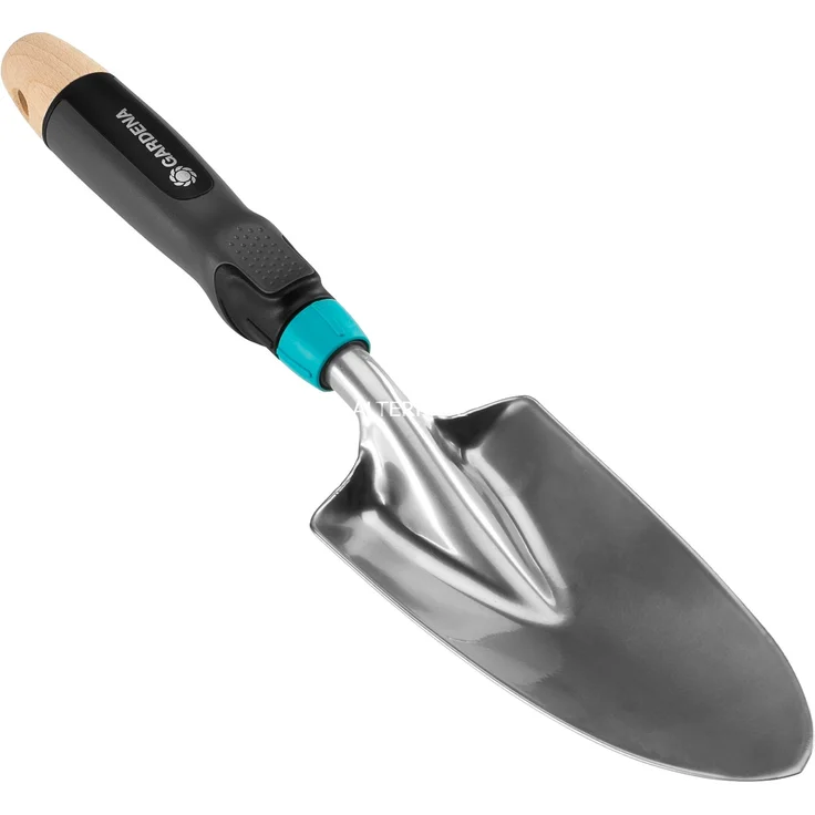 GARDENA EcoLine Blumenkelle FSC 100% Kelle, schwarz-türkis – Bild 1
