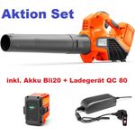 Husqvarna Akku-Blasgerät 120iB Set inkl. Akku BLi20 und Ladegerät QC80 - Preisvergleich