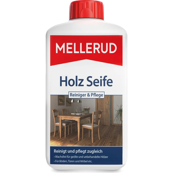 Mellerud Holz Seife Reiniger & Pflege 1,0 l – Bild 1