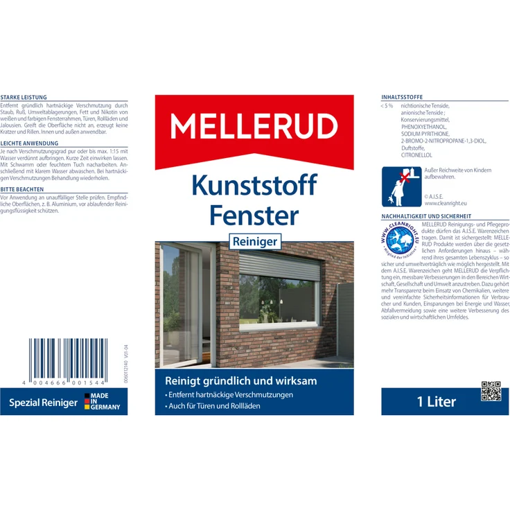 Mellerud Kunststoff Fenster Reiniger 1,0 l – Bild 4