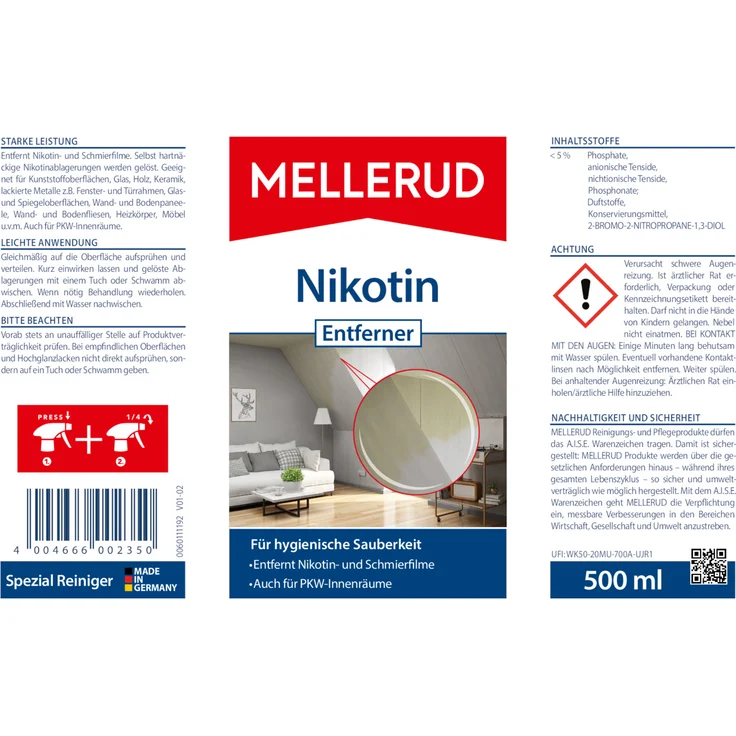 Mellerud Nikotin Entferner 0,5 l – Bild 5
