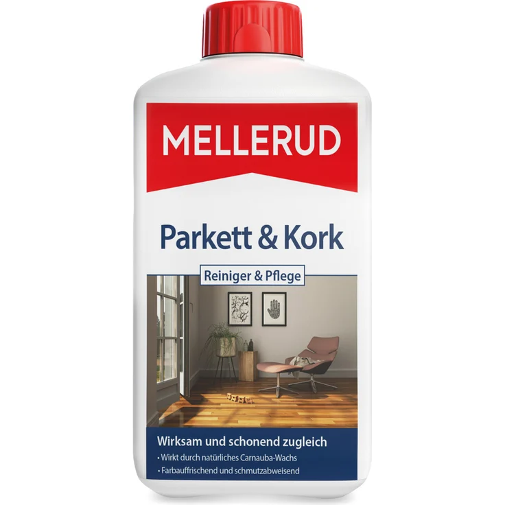 Mellerud Parkett & Kork Reiniger & Pflege 1,0 l – Bild 1