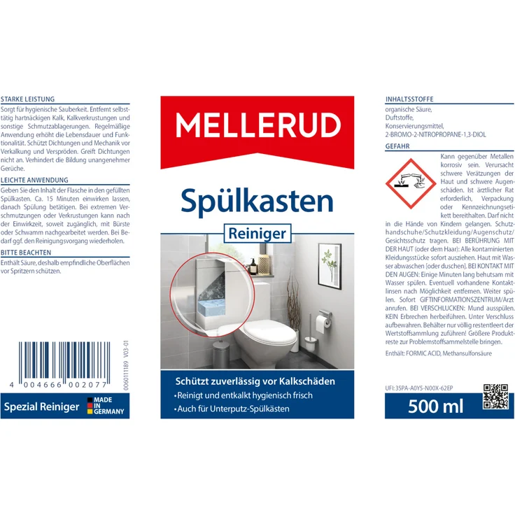 Mellerud Spülkasten Reiniger 0,5 l – Bild 4