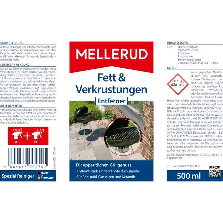 Mellerud Fett & Verkrustungen Entferner 0,5 l – Bild 5