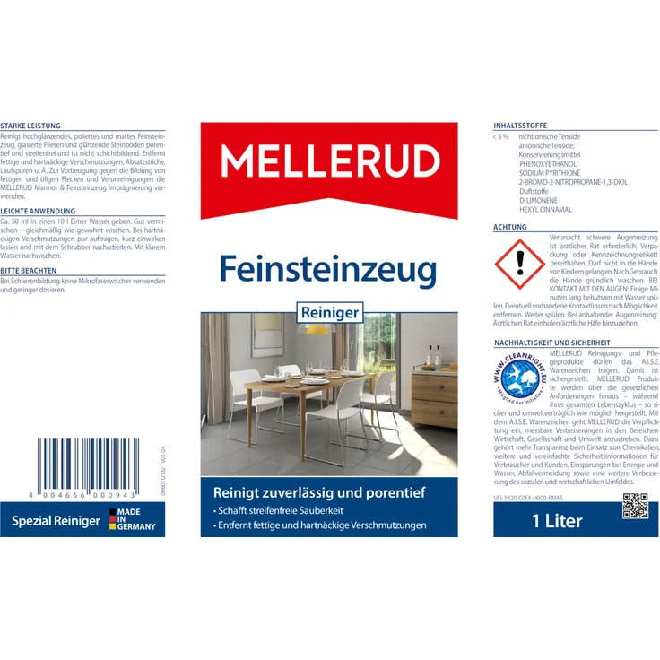 Mellerud Feinsteinzeug Reiniger 1,0 l – Bild 4
