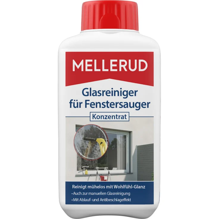 Mellerud Glasreiniger für Fenstersauger Konzentrat 0,5 l – Bild 1