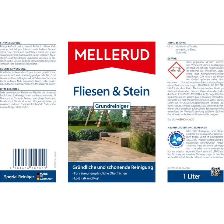 Mellerud Fliesen & Stein Grundreiniger 1,0 l – Bild 4