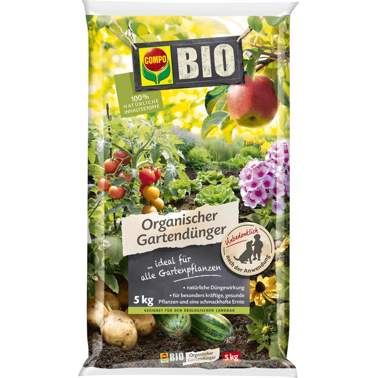 Compo BIO Organischer Gartendünger, 5 kg