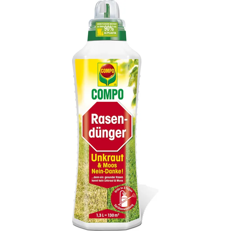 Compo Rasendünger Unkraut & Moos - Nein danke! - 1,3 Liter