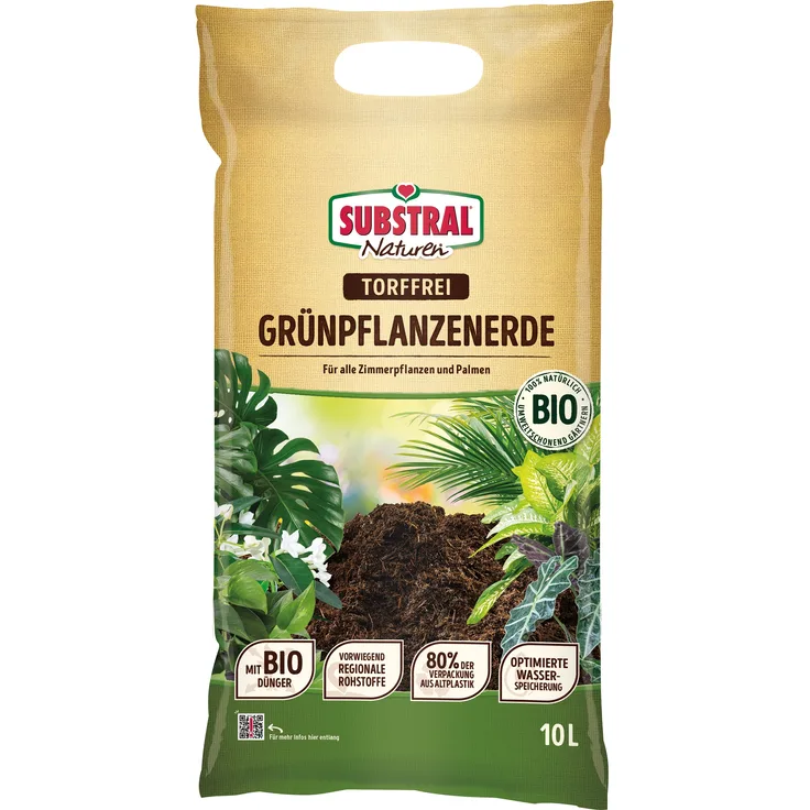SUBSTRAL Naturen Grünpflanzenerde Bio & Torffrei, 10 Liter - Preisvergleich