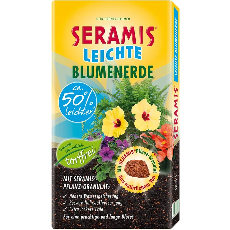 Seramis Leichte Blumenerde torffrei 12,5 Liter