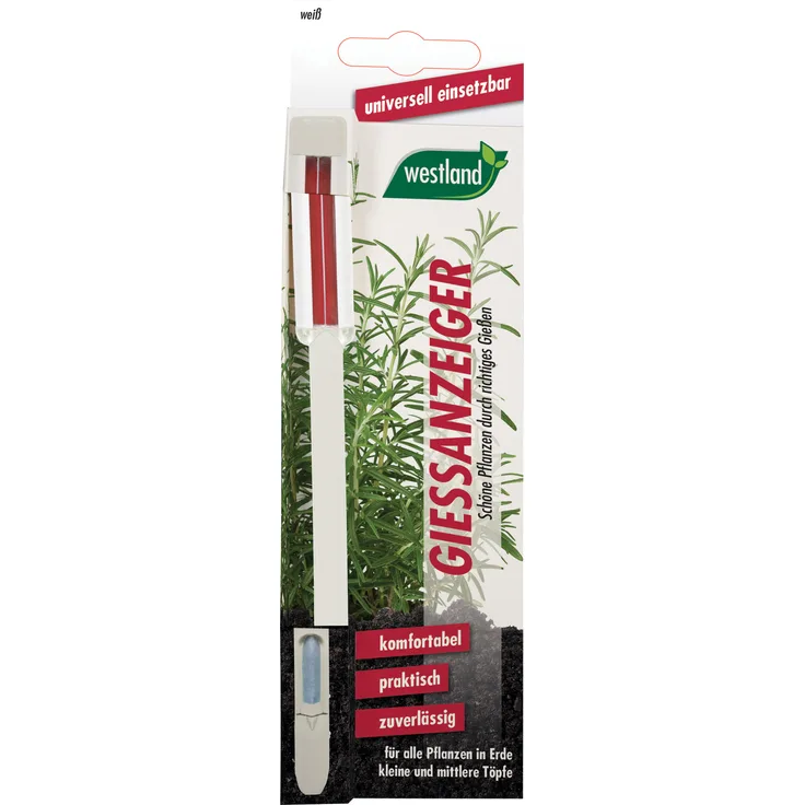WESTLAND Gießanzeiger für Blumenerde, 16 cm weiß