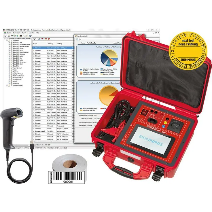 BENNING Gerätetester ST 755+SET