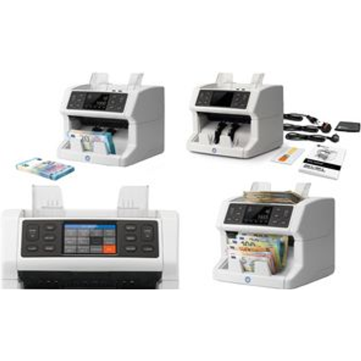 Safescan Geldschein-Zählgerät -'-'Safescan 2685-S-'-', grau Geschwindigkeit: 1.200 Scheine-Minute, 7-fache Falschgelder - 1 Stück (112-0648)
