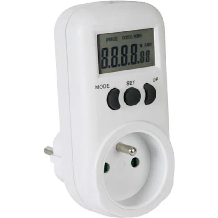 PEREL - E305EM6 - Energiekosten-Messgerät - 230 VAC - 16A - Stecker-Typ: Frankreich