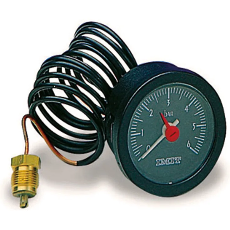 Manometer groß, Ø 52 mm, 0-6 bar