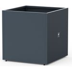 Herstera Metall Pflanzkübel, Blumentopf Cube quadratisch