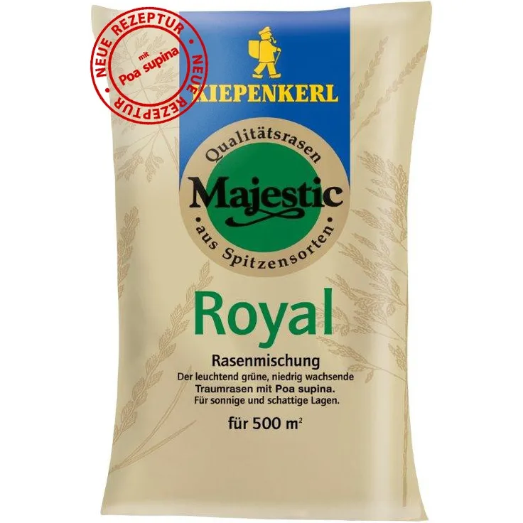 Majestic Royal Premium-Schattenrasen mit Poa supina 10kg für ca 500m²