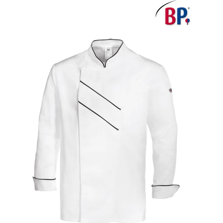 BP Kochjacke - weiß/schwarz - 46