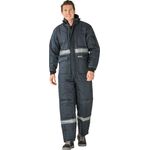 Kühl-/Gefrierhaus Kühlhaus Overall marine, Innenfutter rot Größe XXXL