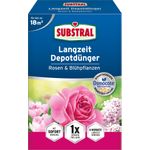 SUBSTRAL Langzeit Depotdünger für Rosen & Blühpflanzen, 750 g