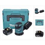 Makita DBO180M1J Akku Exzenterschleifer 18 V 125 mm + 1x Akku 4,0 Ah + Makpac - ohne Ladegerät