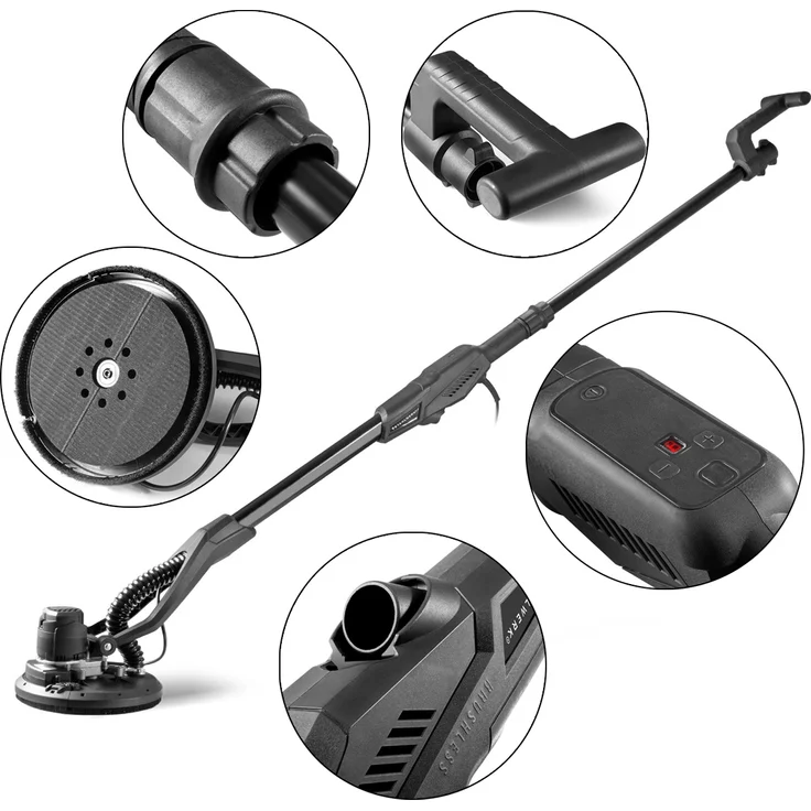 STAHLWERK TS-500 ST Leistungsstarker 500 Watt Profi-Trockenbauschleifer Langhalsschleifer mit Brushless Technologie für Wände und Decken – Bild 1