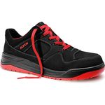 Sicherheitshalbschuh MAVERICK black-red Low ESD S3, Gr. 41