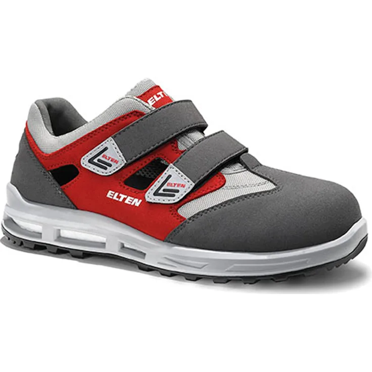 Sicherheitssandale TRAVIS XXT grey-red Easy ESD S1, Gr. 48