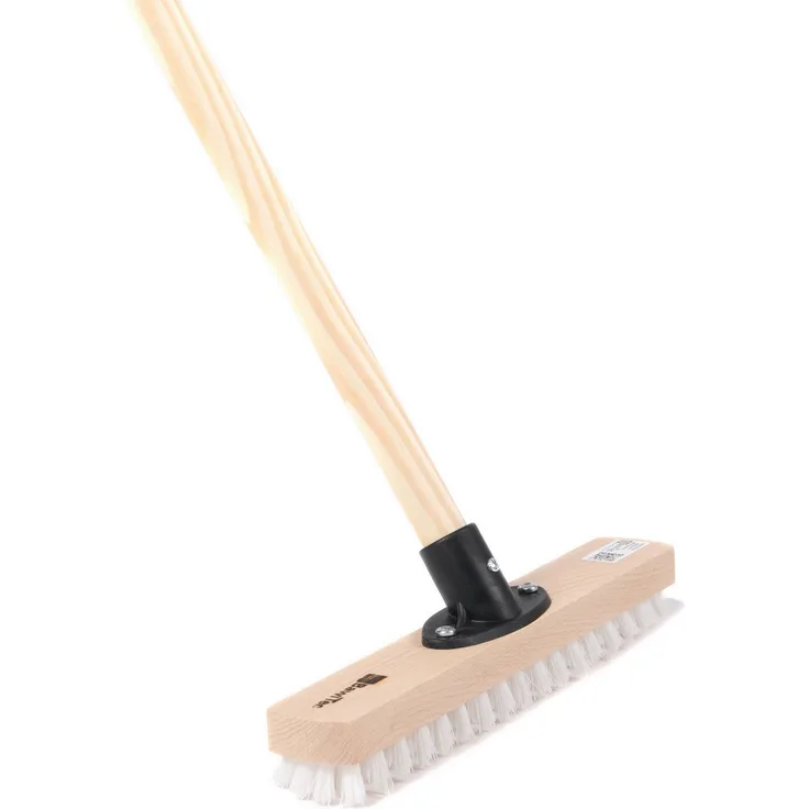 BawiTec Badewien Wischer Schrubber 30cm mit Stiel, 120 cm