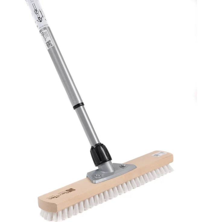 BawiTec Badewien Großraumschrubber ppn-weiß 40cm mit Teleskopstiel – Bild 1