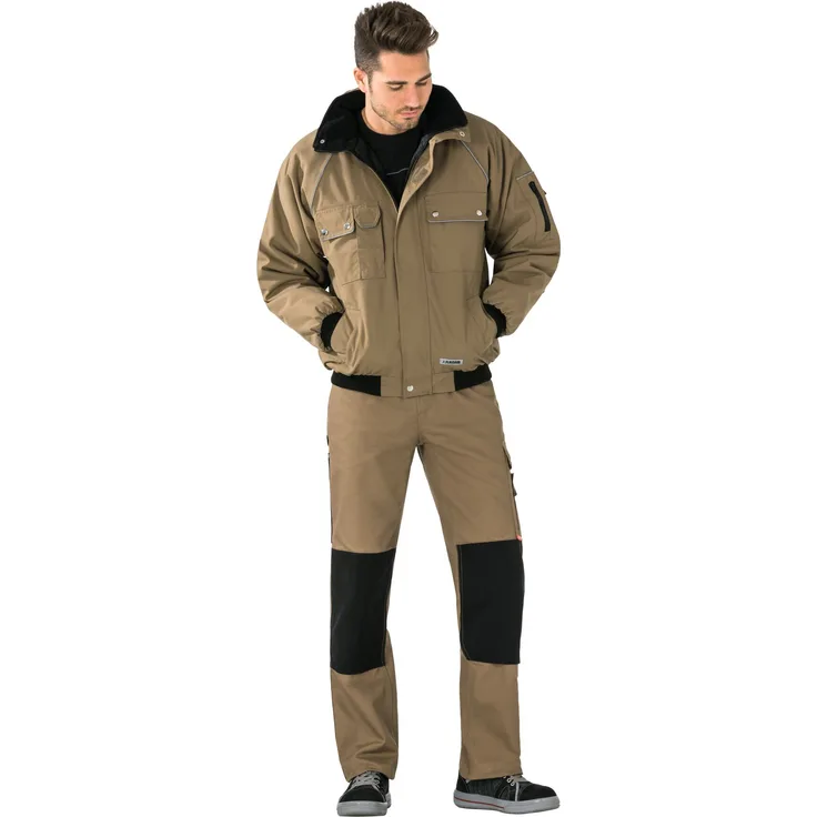 Canvas 320 Winterblouson khaki/schwarz Größe XL
