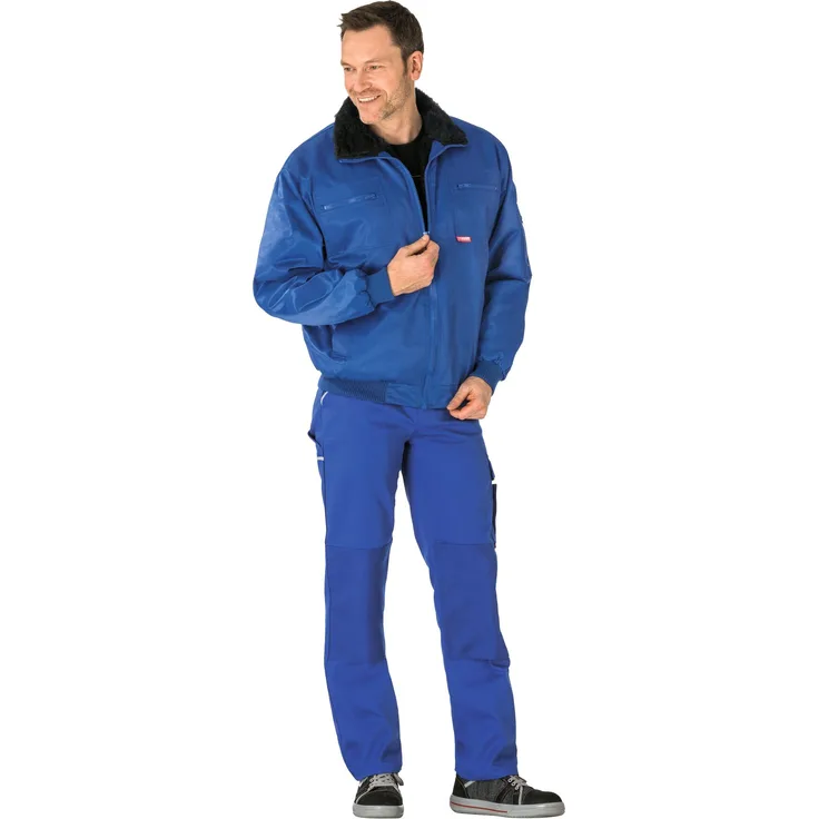 Outdoor Gletscher Piloten Jacke kornblau Größe S