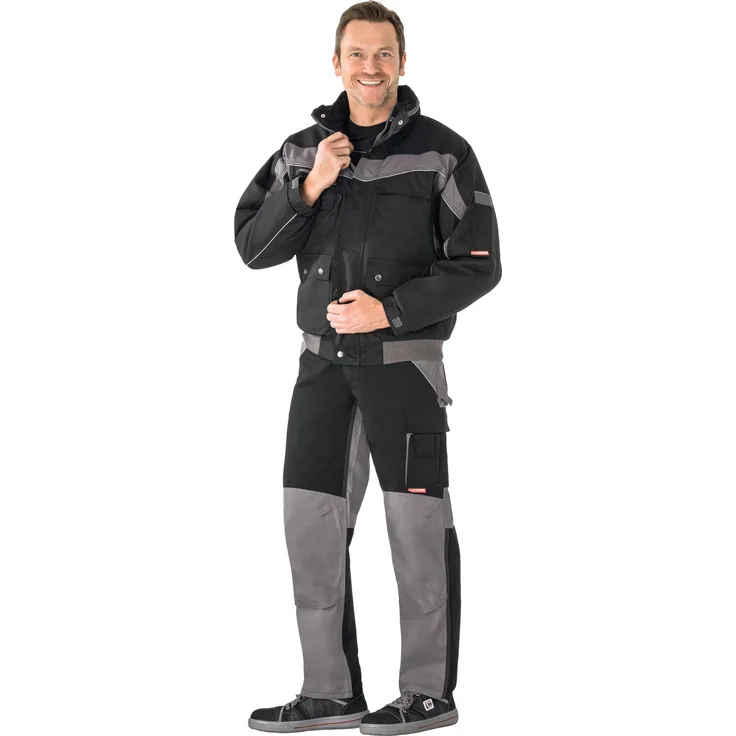 Plaline Winterblouson schwarz/zink Größe XXXL